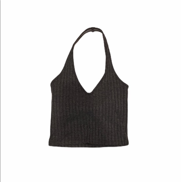 Dark grey halter top - Picture 2 of 2